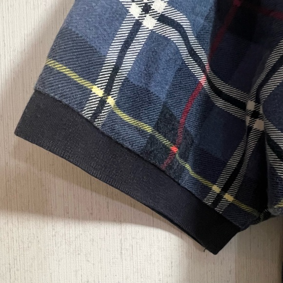 Vintage Chaps Ralph Lauren Polo Shirt Logo Green Plaid Short Sleeve - Picture 6 of 7